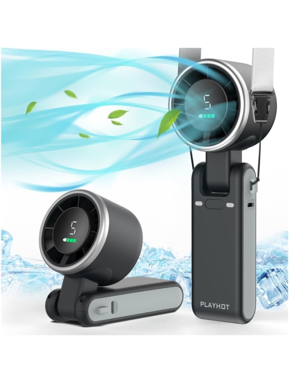 PlayHot Portable Handheld Turbo Fan